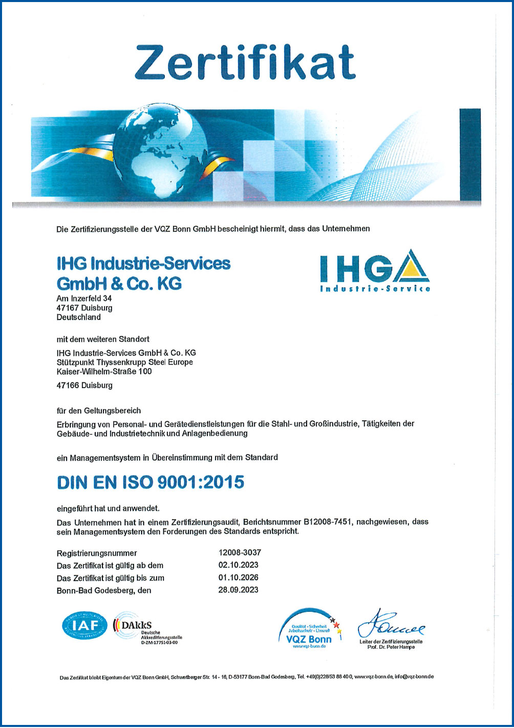 IHG-Industrie-Service-ISO9001-2015